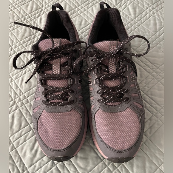 Asics running shoes size 8, pink (mauve) and grey - Picture 4 of 9